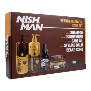 Set pentru barbă Nishman Beard Gift Set