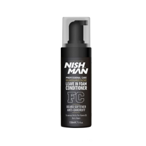 Balsam-spumă pentru barbă și mustață împotriva mătreții Nishman Beard & Mustache Leave in Foam Conditioner 150ml